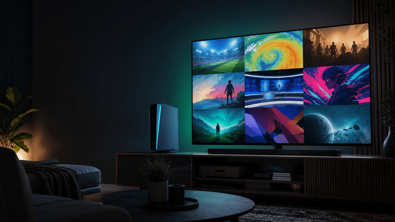 PlayStation 5 Live TV original game concept art
